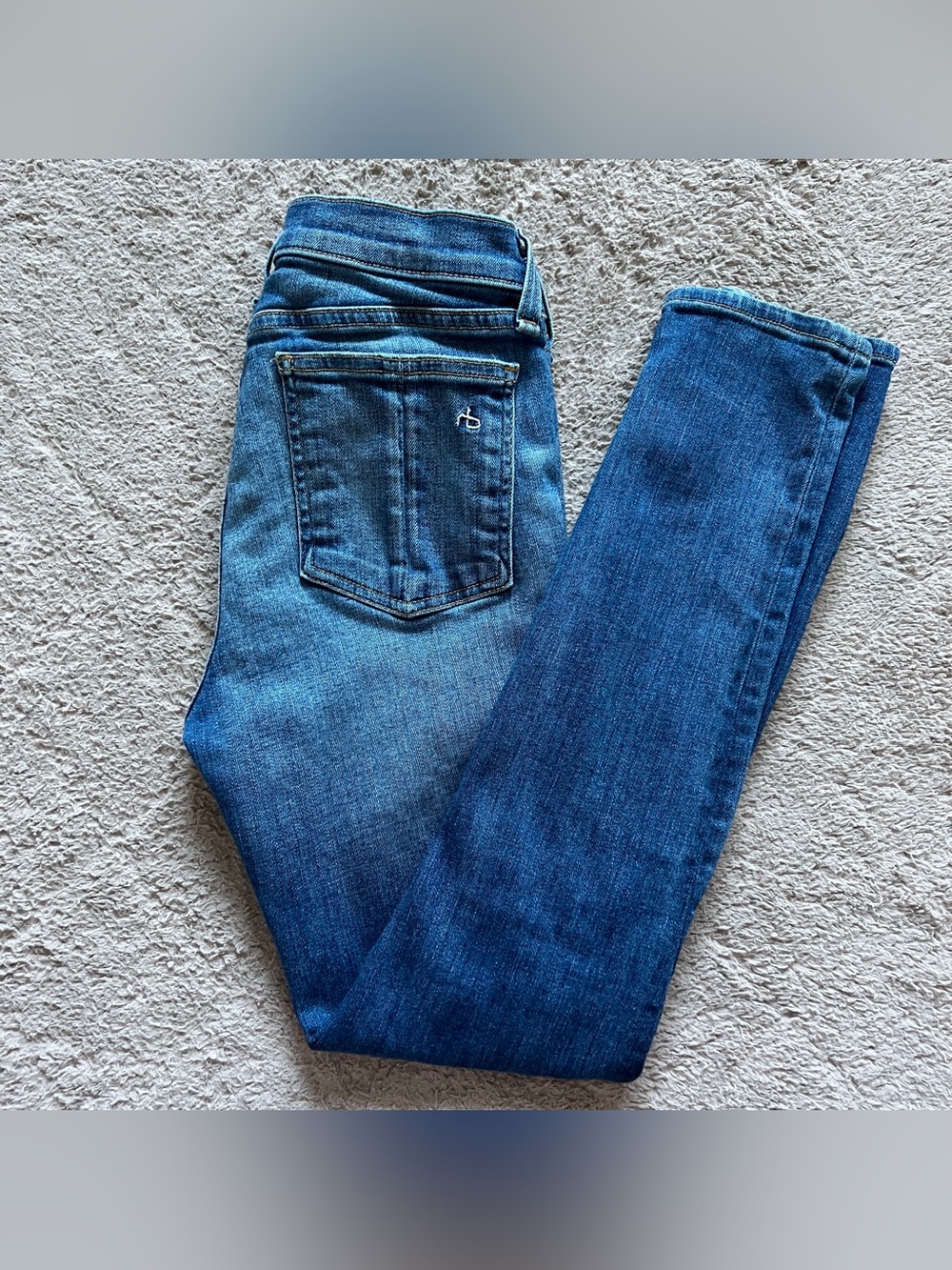 Rag & Bone Zipper Capri Distressed‎ Jeans Minimalist Preppy Biker Moto Sz 28